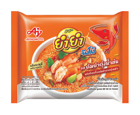 <p>ยำยำ จัมโบ้ รสต้มยำกุ้งน้ำข้น</p>