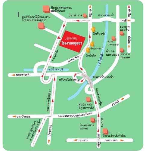 Factory Map - Ayutthaya Factory