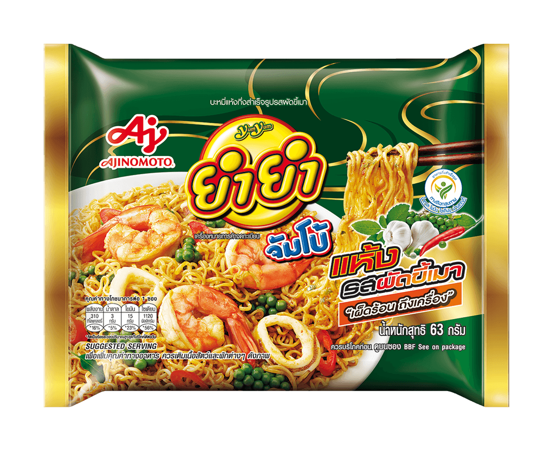 ยำยำ จัมโบ้ รสผัดขี้เมาแห้ง